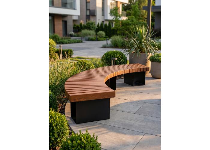 Металлическая скамейка 