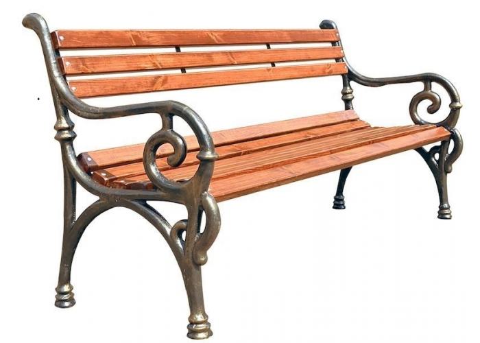 Чугунная скамейка 