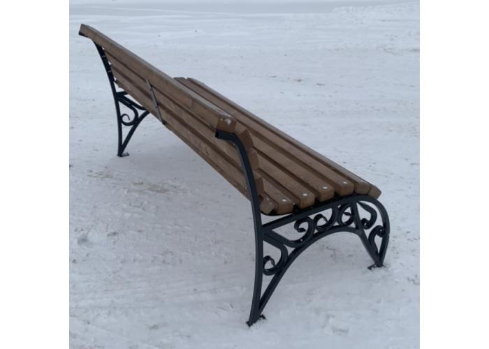 Металлическая скамейка 