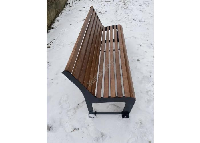 Металлическая скамейка 