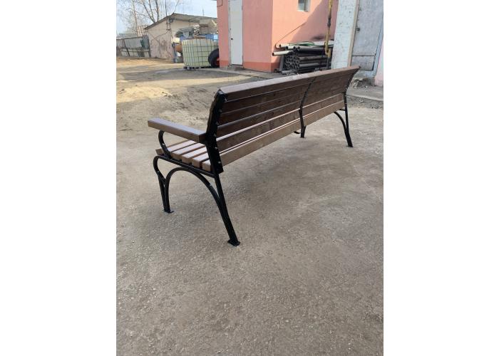 Металлическая скамейка 