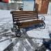 Металлическая скамейка 