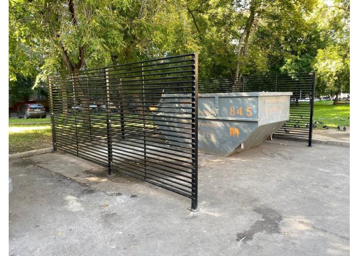 Ограждение для мусорных баков 