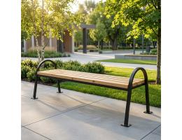 Металлическая скамейка "Полянка"