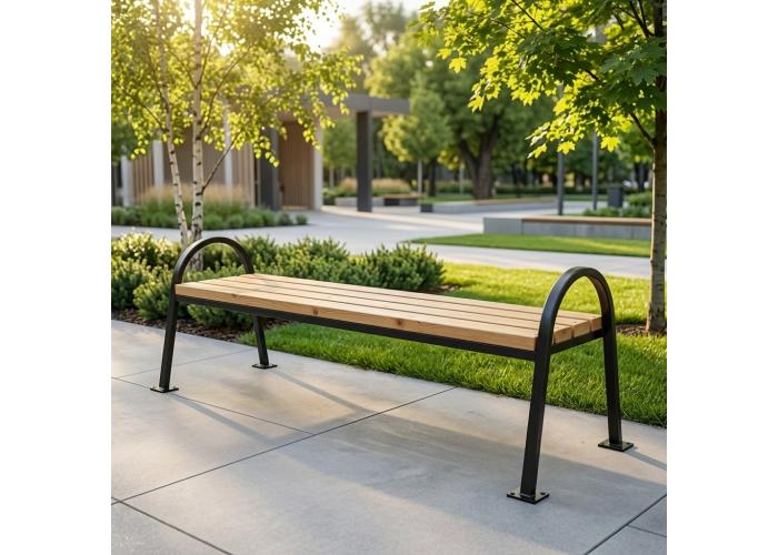 Металлическая скамейка 