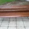 Металлическая скамейка 