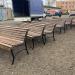 Металлическая скамейка 