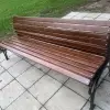 Металлическая скамейка 