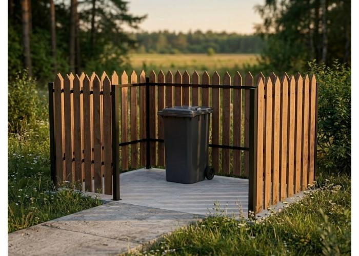 Ограждение для мусорных баков 