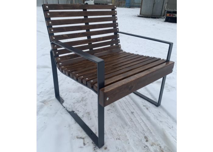 Металлическая скамейка 